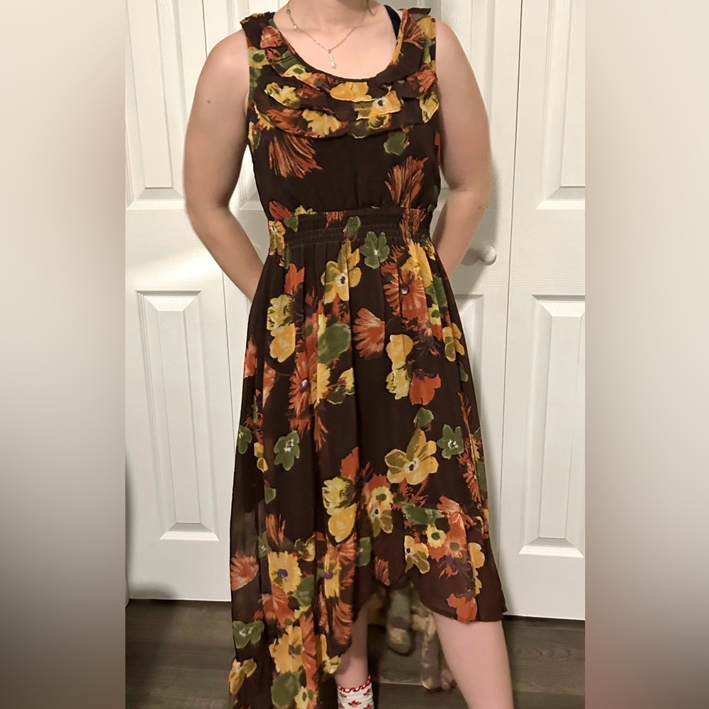 Floral Fall dress